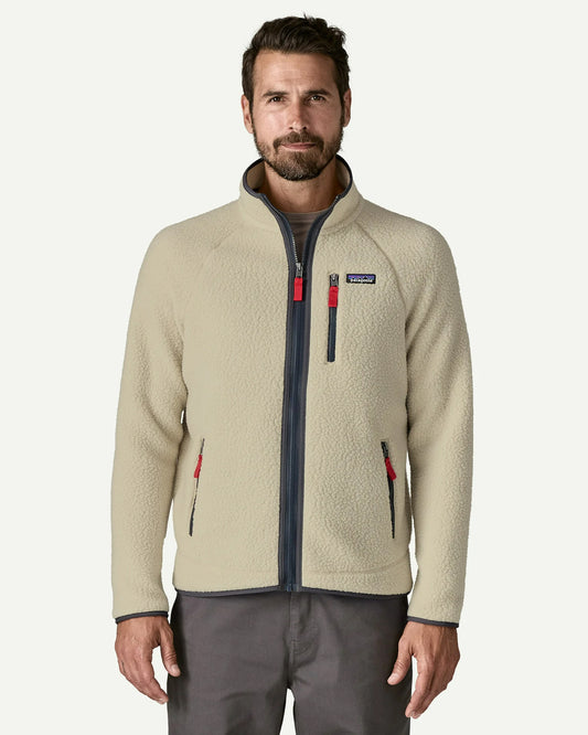 Patagonia Men's Retro Pile Jacket Pelican / Smolder Blue