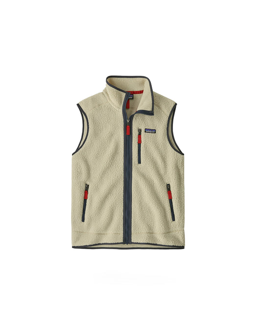 Patagonia Men's Retro Pile Vest Pelican / Smolder Blue