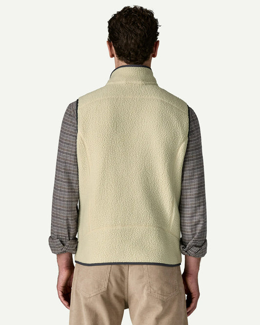 Patagonia Men's Retro Pile Vest Pelican / Smolder Blue