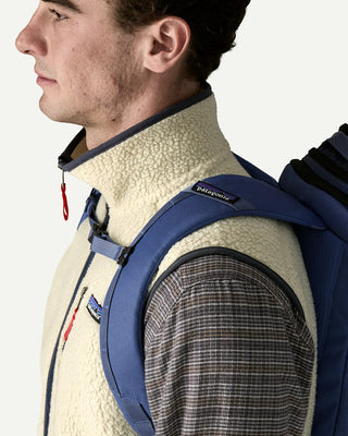 Patagonia Men's Retro Pile Vest Pelican / Smolder Blue