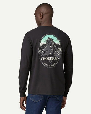 Patagonia M's L/S Chouinard Crest Responsibili-Tee Black
