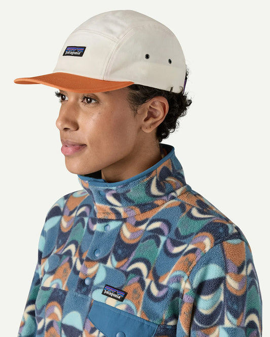 Patagonia P-6 Label Maclure Hat Birch White / Rock Melon