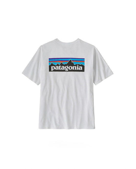 Patagonia P-6 Logo Responsibili-Tee White