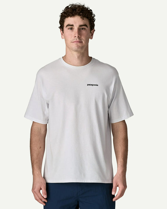 Patagonia P-6 Logo Responsibili-Tee White front