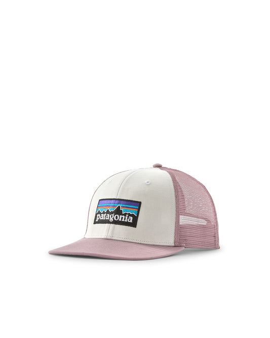 Patagonia P-6 Logo Trucker Hat White / Quiet Violet