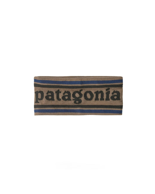 Patagonia Powder Town Headband Park Stripe: Marlow Brown