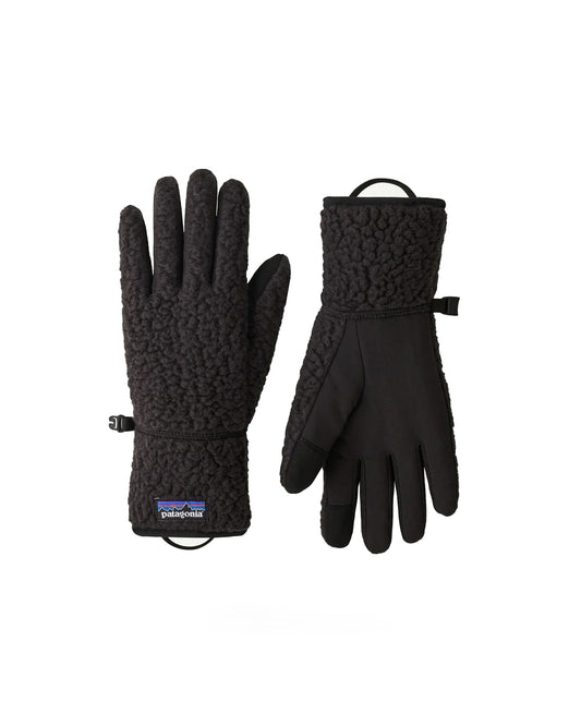 Patagonia Retro Pile Gloves Black