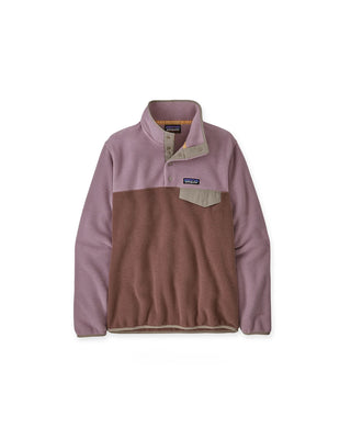 Patagonia Women's Lightweight Synchilla® Snap-T® Fleece Pullover Dulse Mauve