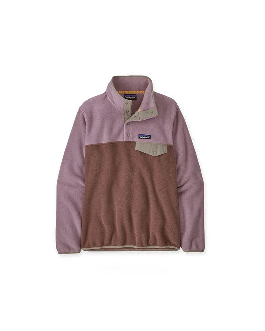 Patagonia Women's Lightweight Synchilla® Snap-T® Fleece Pullover Dulse Mauve