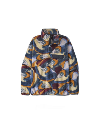 Patagonia Women's Lightweight Synchilla® Snap-T® Fleece Pullover Smudge: Smolder Blue