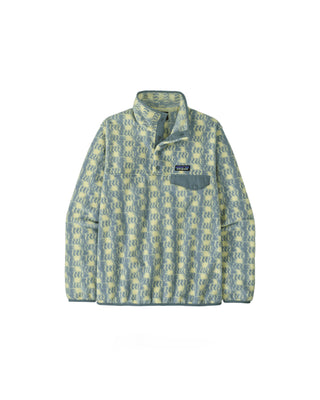 Patagonia Women's Lightweight Synchilla® Snap-T® Fleece Pullover Sun Quilt: Blue Sage