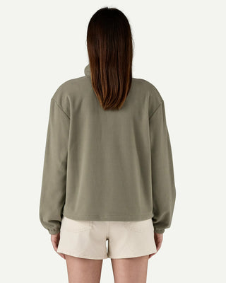 Patagonia Women's Micro D 1/2 Zip Fleece P/O River Rock Green