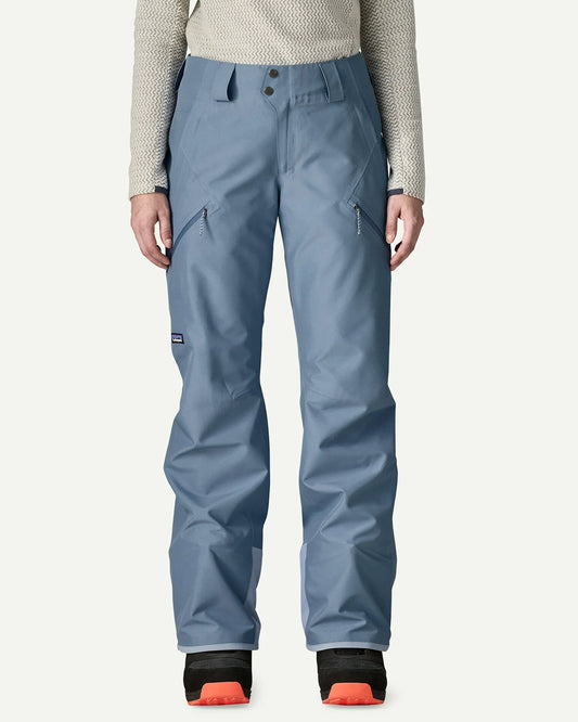 Patagonia Women's Powder Town Snowboard Pants Barnacle Blue