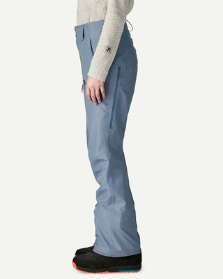 Patagonia Women's Powder Town Snowboard Pants Barnacle Blue