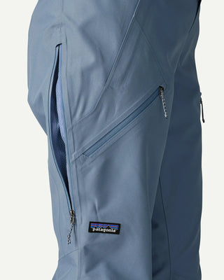 Patagonia Women's Powder Town Snowboard Pants Barnacle Blue