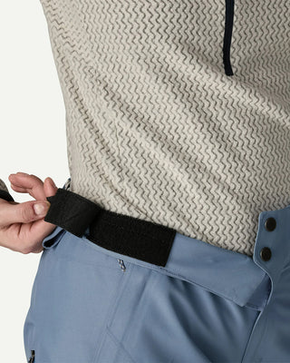 Patagonia Women's Powder Town Snowboard Pants Barnacle Blue