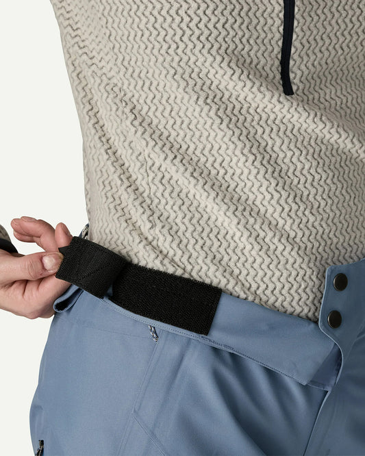 Patagonia Women's Powder Town Snowboard Pants Barnacle Blue