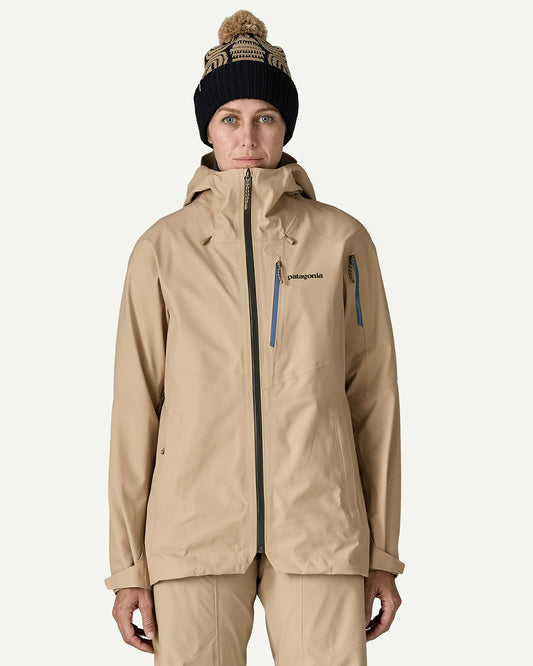 Patagonia Womens Snowdrifter Snowboard Jacket Oar Tan