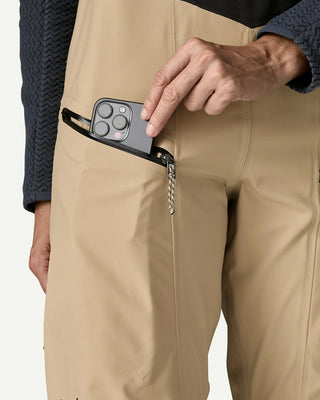 Patagonia Women's Snowdrifter Gore-Tex Snowboard Bibs Oar Tan