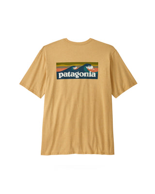 Patagonia Boardshort Logo Pocket Responsibili-Tee Beeswax Tan