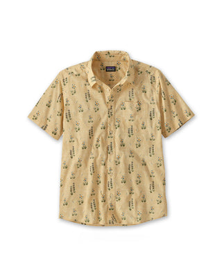 Patagonia Go To Shirt Lupine Trail Beeswax Tan