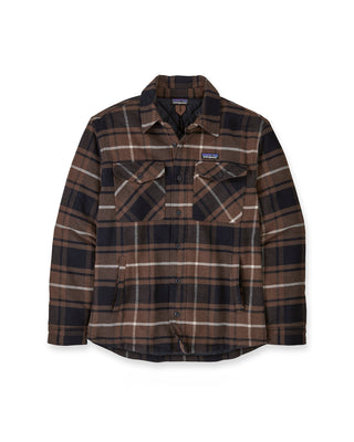 Patagonia M's LW Insulated Fjord Flannel Shirt Outdoor Molasses Brown