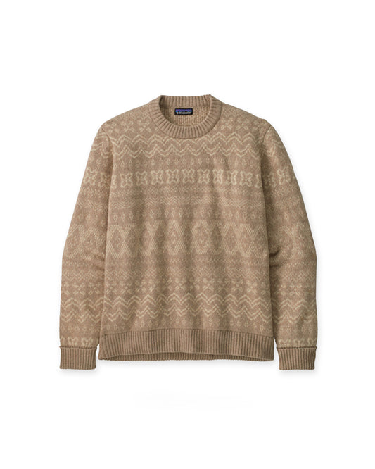 Patagonia M's Recycled Wool Blend Sweater Helmsman: Seabird Grey