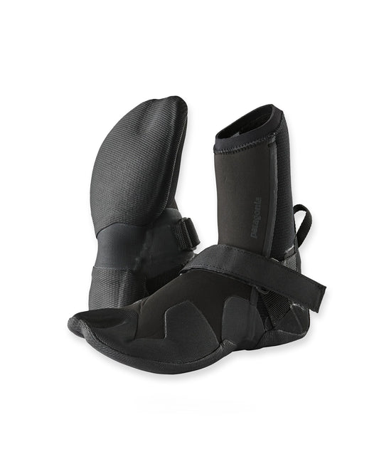 Patagonia R3 Yulex Split Toe Surf Booties Black – 3mm Natural Rubber Surf Shoes