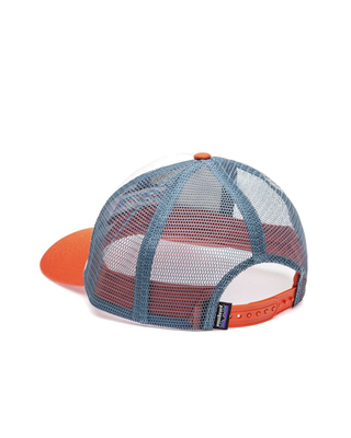 Patagonia P-6 Logo Trucker Hat White/Red