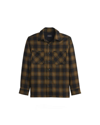 Pendleton Wool Umatilla Work Shirt Olive/Black Check