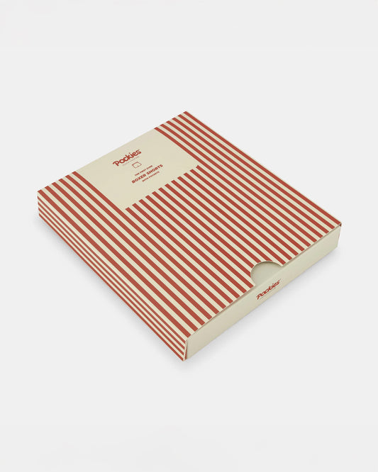 Pockies Boxer Terracotta Striped