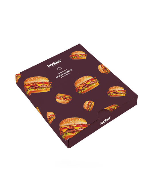 Pockies Burger Boxers Cherry