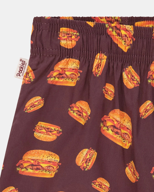 Pockies Burger Boxers Cherry