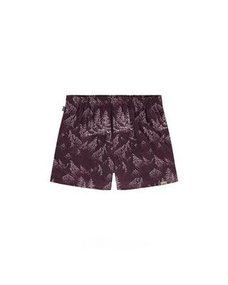 Pockies Cabin Boxers Cherry