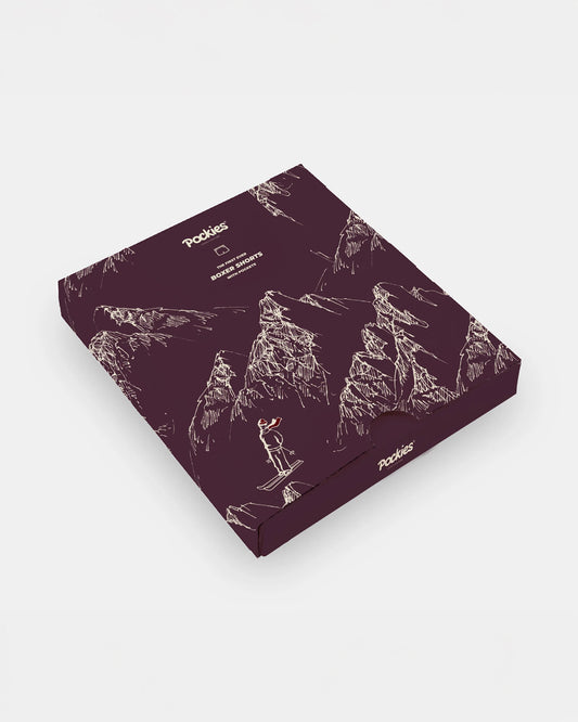 Pockies Cabin Boxers Cherry