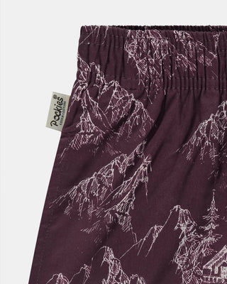 Pockies Cabin Boxers Cherry