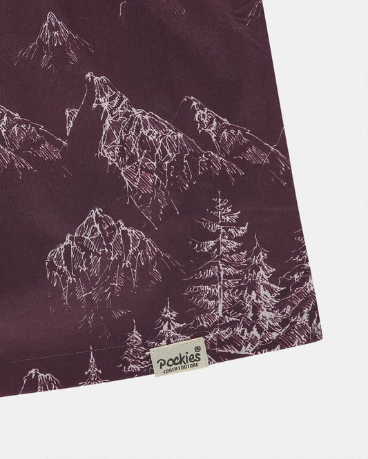 Pockies Cabin Boxers Cherry