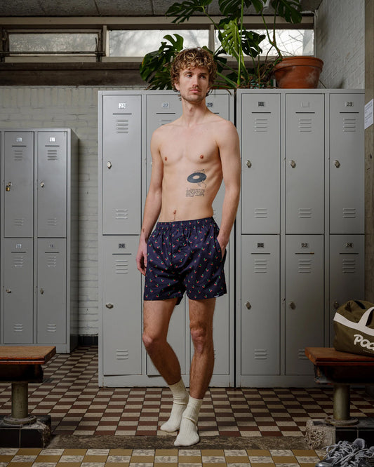 Pockies Cherry Boxers Navy