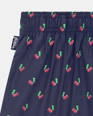 Pockies Cherry Boxers Navy