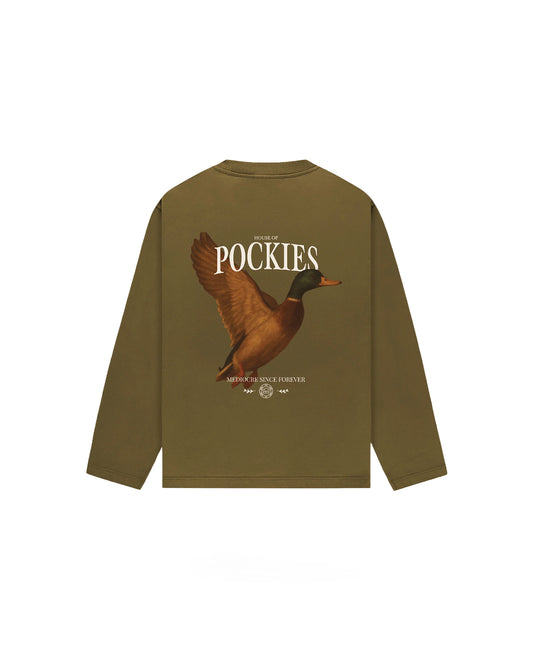 Pockies Duck Longsleeve Khaki Green