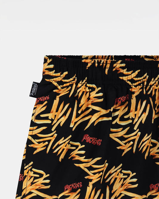 Pockies Fries Boxers Black