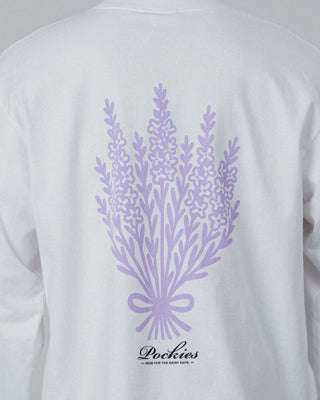 Pockies Lavender Longsleeve White
