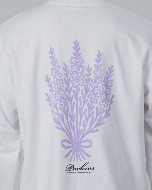 Pockies Lavender Longsleeve White
