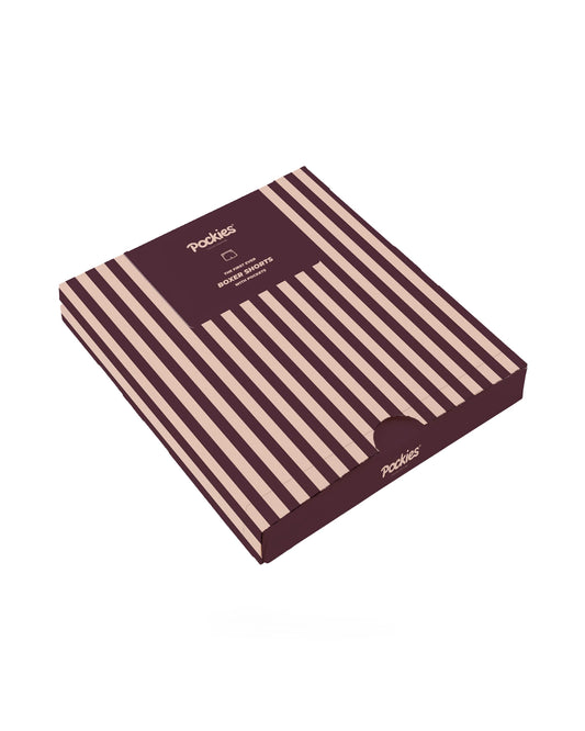 Pockies Striped Boxers Red / Pink