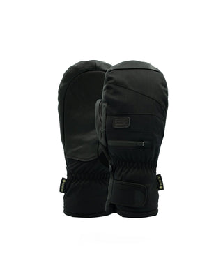 Pow Wayback Gore-Tex Short Mitt + Leather Black