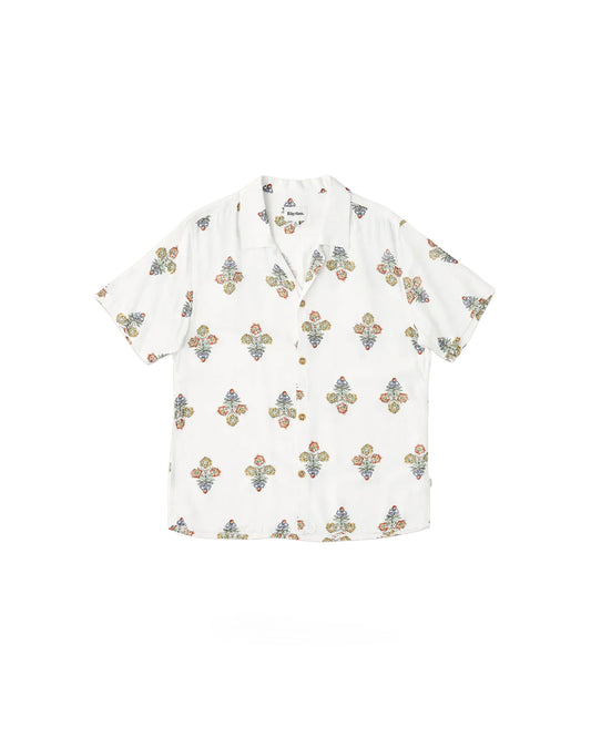 Rhythm Bouquet S/S Shirt Natural