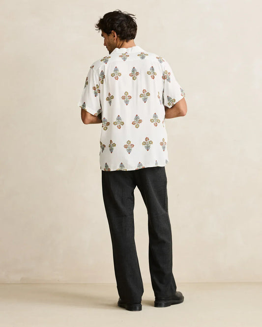 Rhythm Bouquet S/S Shirt Natural