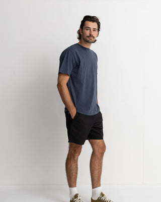 Rhythm Classic Linen Jam Short Vintage Black