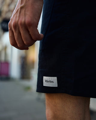 Rhythm Classic Linen Jam Short Vintage Black