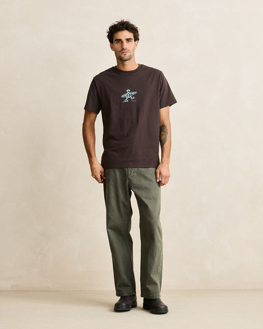Rhythm Drifter SS T-Shirt Vintage Black